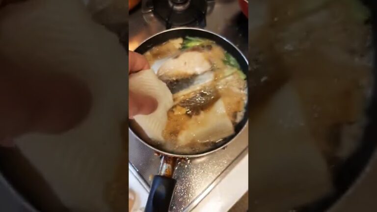 油カレイを鱈鍋に投入するも…😉😃