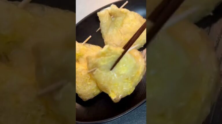 油揚げとそうめんが1番早く作れてうまい #shorts  #油揚げ