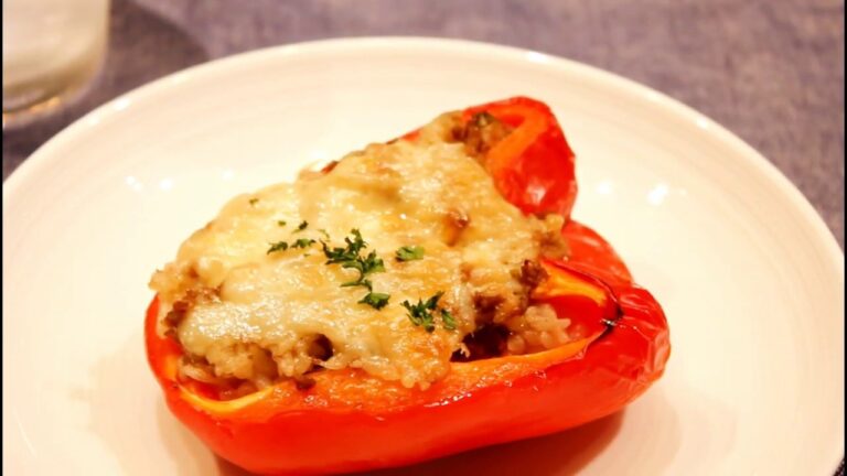 「始末の一品」 ～カレードリアのパプリカ焼き～