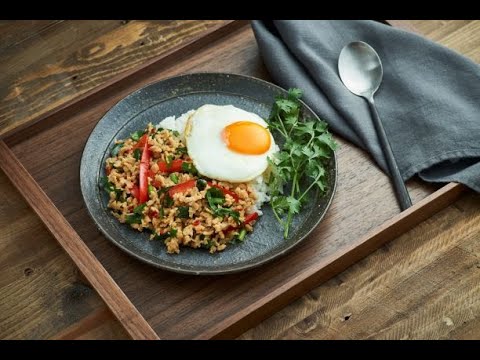 【レシピ】まめたんで作る「大豆ミートとニラの和風ガパオライス」