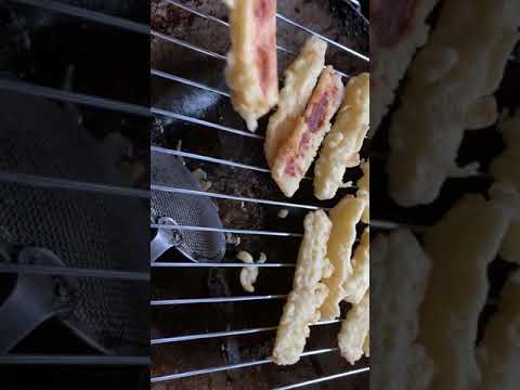 【記録】2021年7月5日16時　長芋の天ぷらを揚げる