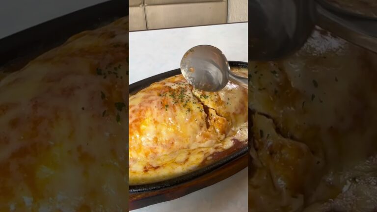 喫茶店の美しすぎるオムライス　#愛知グルメ #food #オムライス #shorts