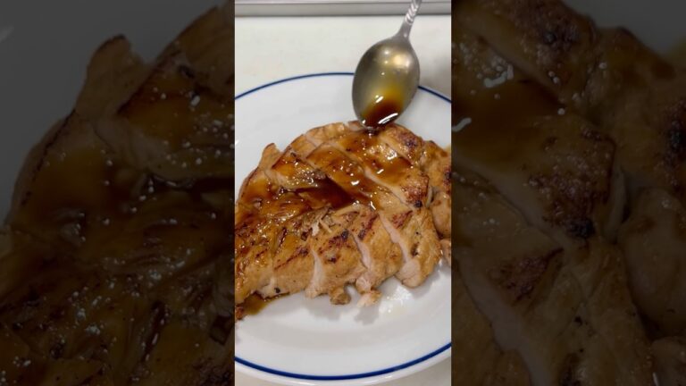 30kg痩せた男が食べている鶏醤油ガーリックステーキの作り方を紹介します！#shorts #shorts