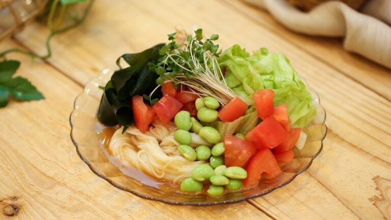 青じそ香るさっぱりサラダ麺