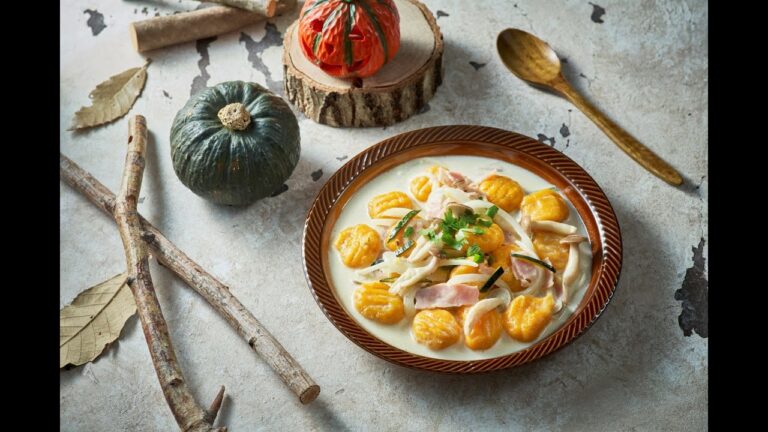 【レシピ】天ぷら粉黄金で作る「チーズミルクソースのかぼちゃのニョッキ」