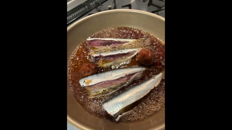 いわしの梅煮は簡単