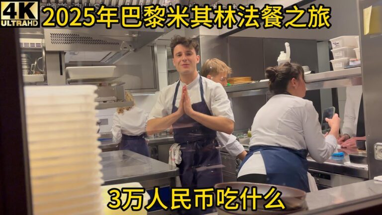 【2025巴黎米其林美食之旅】米其林三星法餐1家，米其林1星法餐5家，米其林必比登2家,巴黎沙威玛冠军,巴黎非洲黑烤鸡街头小吃