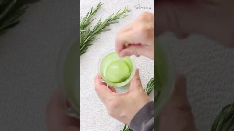 【アンチエイジングに】ローズマリー軟膏の作り方を１分で解説♫#shorts