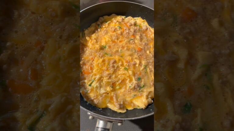 キムチチーズオムレツ　#shorts