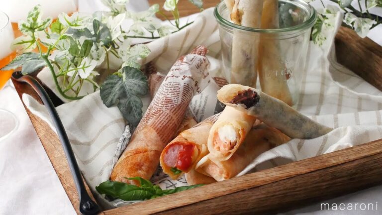 トースターで作る「3種のパリパリスティックピザ」のレシピ・作り方