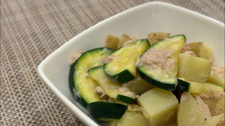 ズッキーニを使おう！ツナサラダ【ASMR】