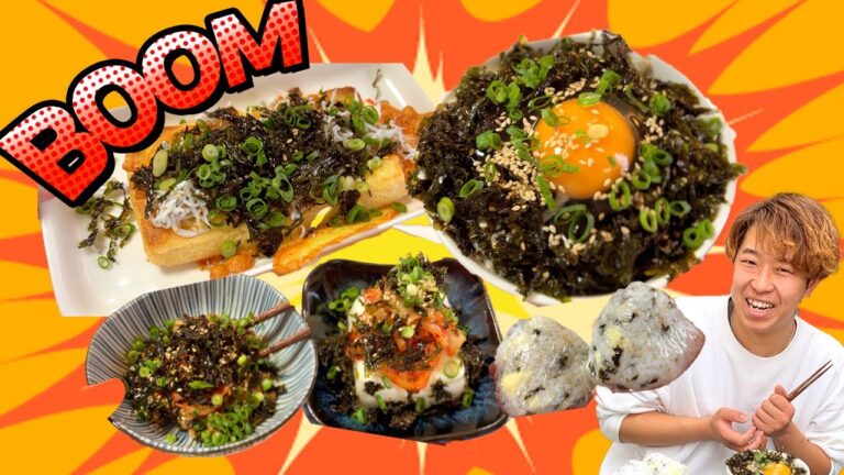 【変幻自在】コストコの海苔フレーク便利すぎて5品も作ってしまったぜ😎