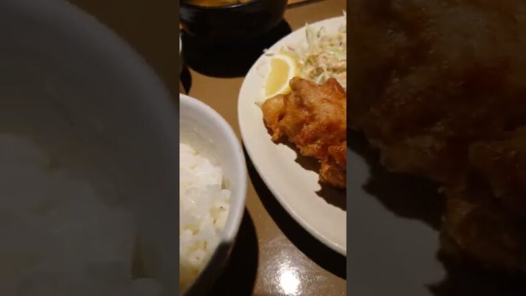 やよい軒　唐揚げ定食　からジューシー