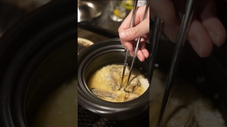 【七輪】牡蠣の炊き込みご飯がうますぎる！