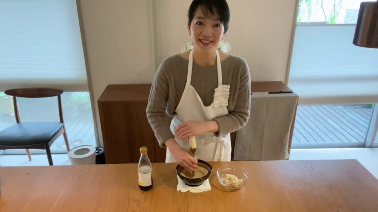 切り干し大根のごま酢あえ/Dried sliced radish with sesame vinegar