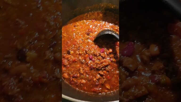 Smoky chili! This turned out amazing! I forgot to record the steps! #food #chili