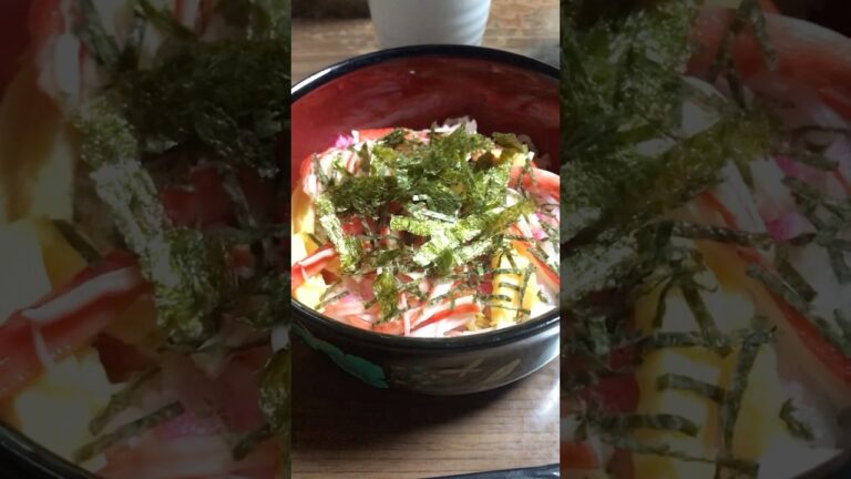 【夕食】今夜はちらし寿司とはまぐりのうしお汁