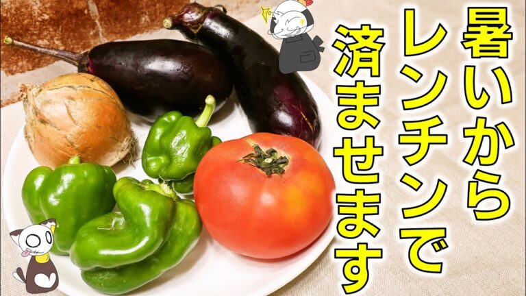 【超時短】暑い夏も「レンチンラタトゥイユ」の作り方を覚えておけば大丈夫！/Ratatouille ～ 名古屋めし料理家LIVE ※生配信