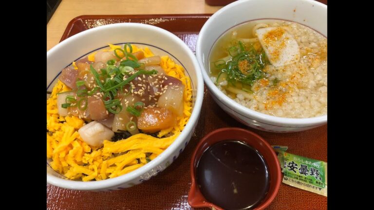 夏だ！海鮮丼！うま〜！@なか卯　#マッパレ　＃美味しい　＃夕ご飯　＃楽し　＃ルンルン　＃ハート　＃元気もりもり　＃雨上がり　＃そよ風　＃気分最高　＃初夏に海鮮丼　＃ハイカラうどん　#美味しい 　＃うま