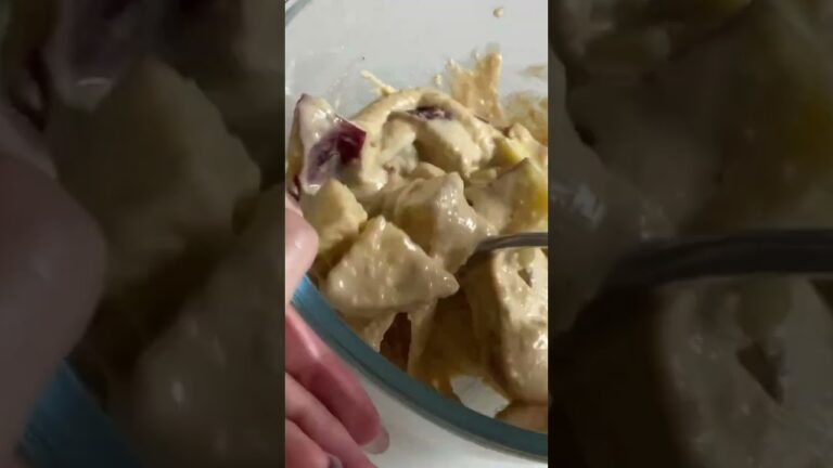 混ぜて焼くだけ🍠ゴロゴロさつまいもケーキ #shorts