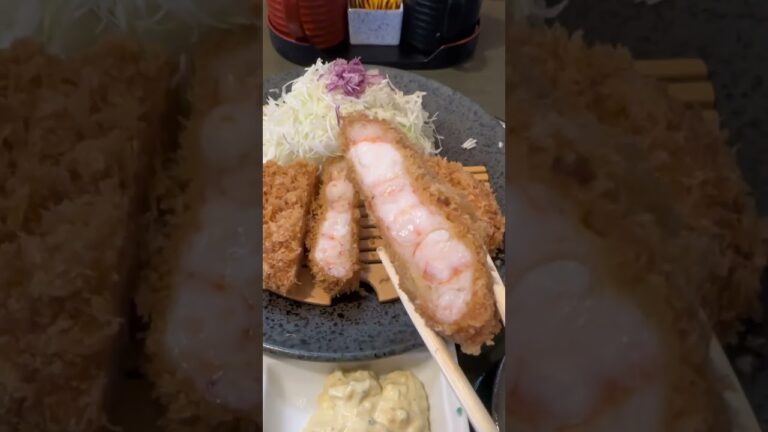 グルメ帝王も知らなかった海老カツのお店　#food #名古屋グルメ #海老カツ #shorts