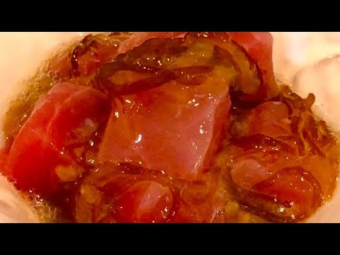 3分で作れる♪カラダにやさしいヘルシー！もずくマグロの作り方 #shorts