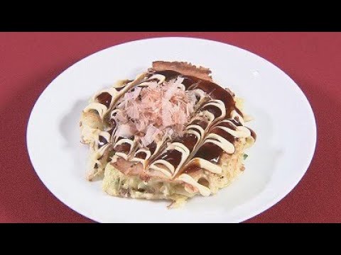 白菜のお好み焼き