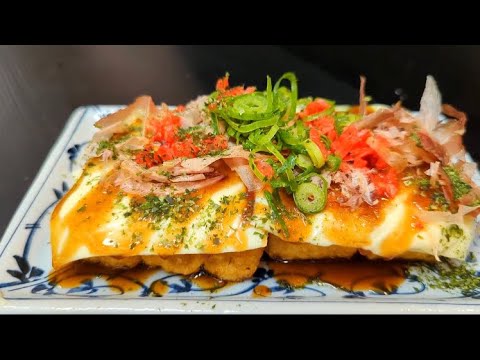 簡単！速攻！厚揚げを使ったお好み焼き風レシピ