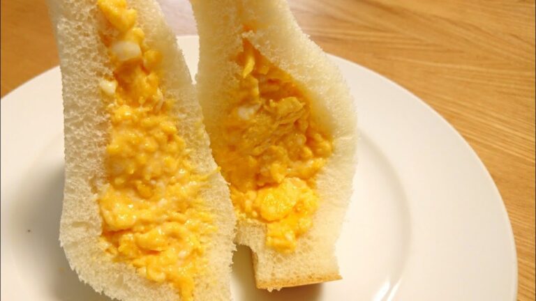 ふわふわ卵サンドイッチの作り方☆朝食にぴったりで簡単美味い！玉子サンド