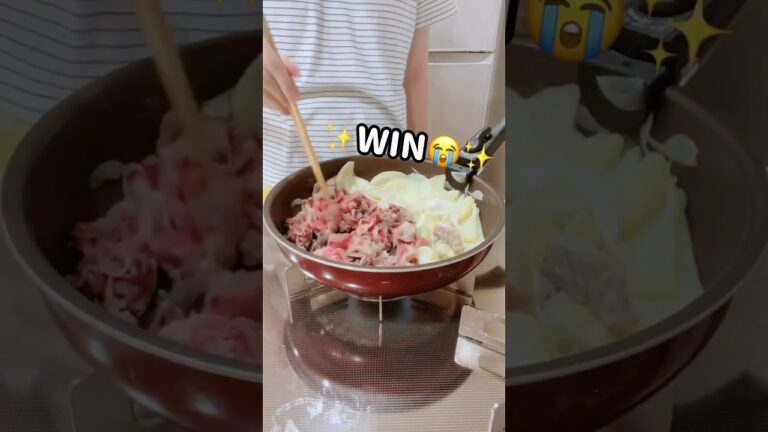 牛肉とじゃがいものハニーマスタード炒め❤️#時短レシピ#お料理動画 #ズボラ飯