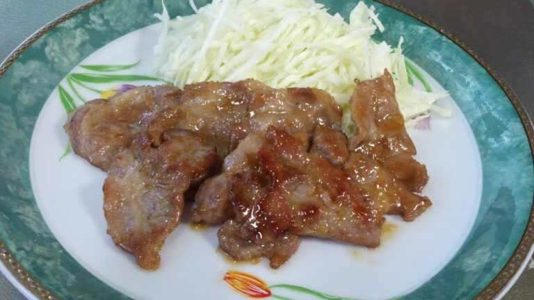 豚の生姜焼きの超簡単でおいしい作り方