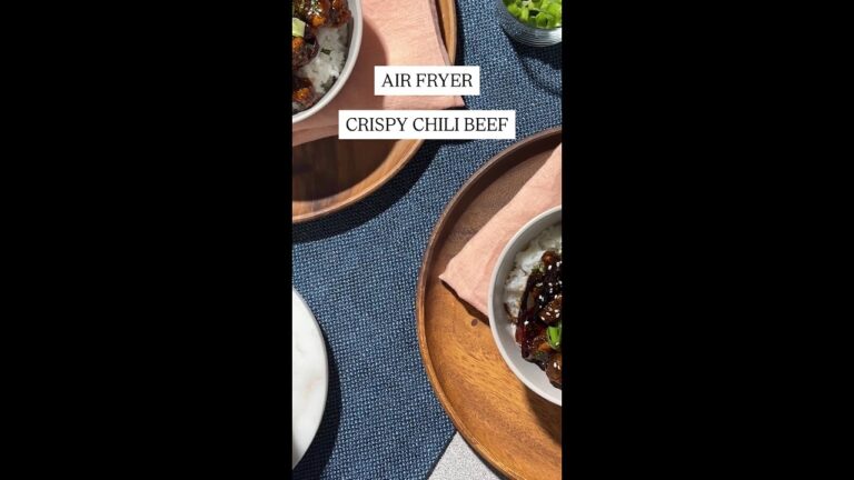 Air Fried Crispy Chili Beef