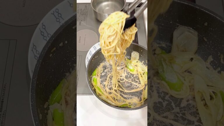 明太子パスタを作ってみた！