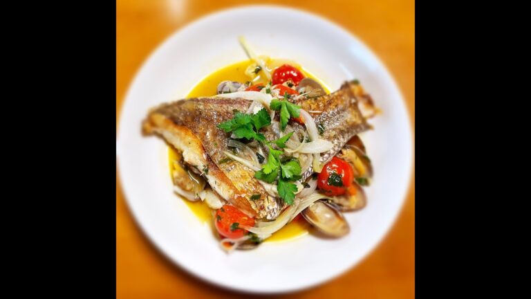 スパゲティ=ボンゴレ・ロッソ／真鯛のアクアパッツァとスパゲティ揚げ焼〜今日のプレート