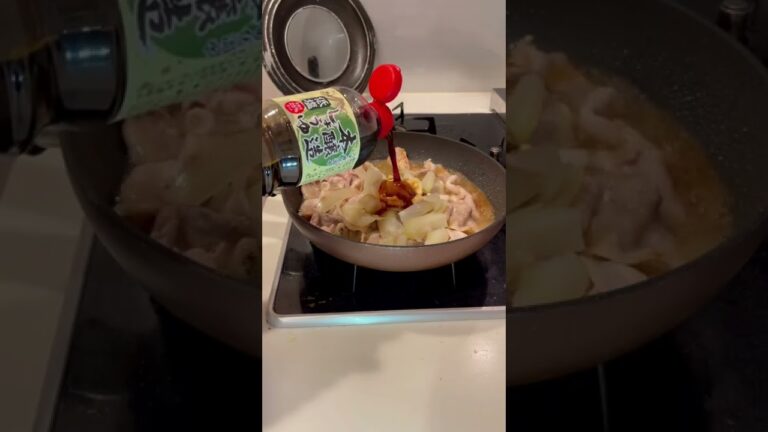25kg痩せた時に食べてた豚バラの生姜焼き🥰