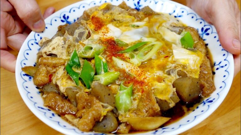 ダイエットにも最適❗お財布にも優しい❗蒟蒻の卵閉じの作り方❗