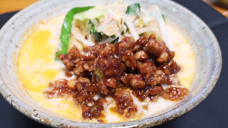 【栄養士のダイエット飯】500kcal以内で美味しい坦々麺の作り方 Tantanmen Ramen less than 500kcal