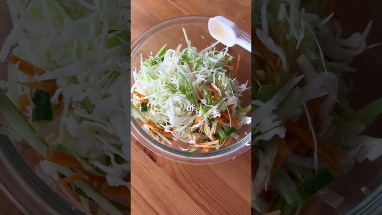 無限コールスローサラダ　#簡単レシピ #サラダレシピ