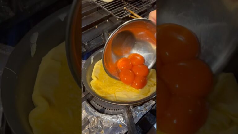 ５つの黄身が入った日本一の新作オムライス #japanesefood