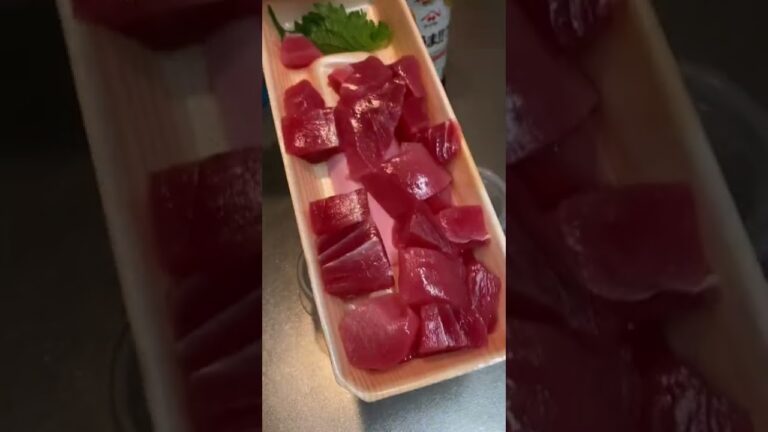 酒が進む🍶漬けマグロとクリームチーズ漬け#shorts