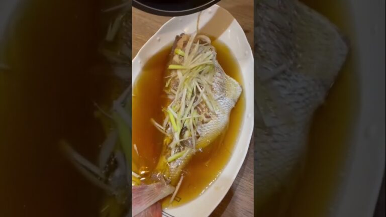 【漁師の嫁】推し料理『タイの中華蒸し』