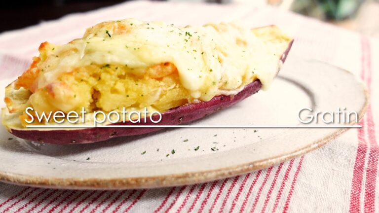 【惣菜アレンジ】料理研究家が教えるさつまいものボートグラタン