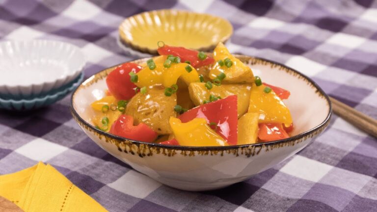 【東都生協】カノウユミコのカンタンレシピ「じゃがいもの甘酢あんかけ」