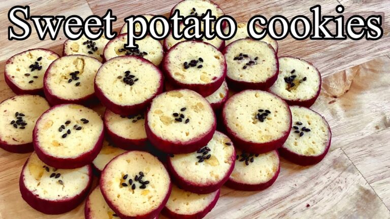 サクッ、ホロッ！秋の味覚、さつまいもクッキーの作り方／How to make Sweet potato cookies.