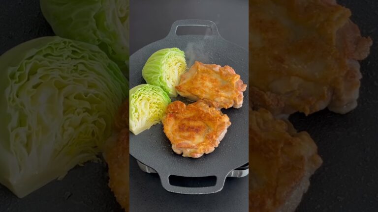 【マルチグリドルでシーザーチキン】