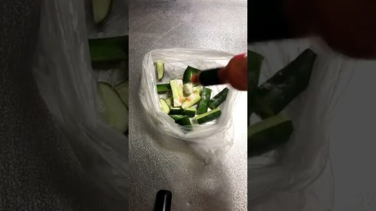 これ食って10kg痩せた。【きゅうり】きゅうりの簡単浅漬け