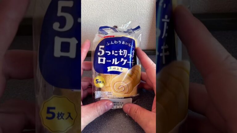 🇯🇵５つに切ったロールケーキ🧁バニラ味👦