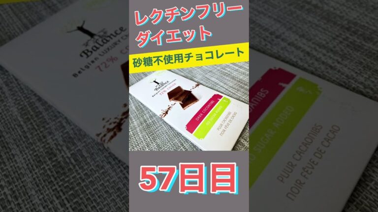 【レクチンフリーダイエット５７日目】砂糖不使用チョコレート　体験記＆実践アイデア　腸活でリーキーガットを修復「食のパラドックス」