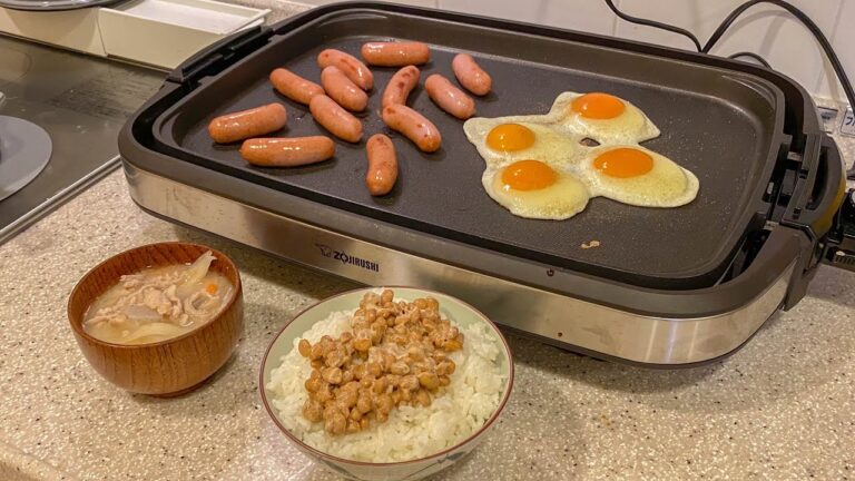 結局こういう朝ごはんが1番うまい