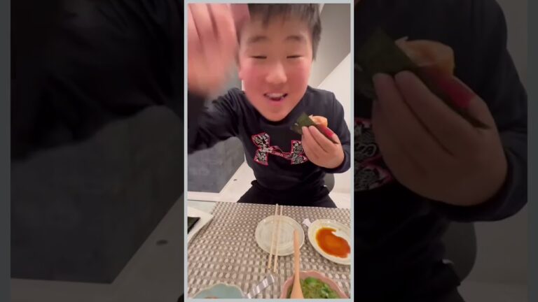 贅沢すぎる、、、手巻き寿司いっぱい乗せて食べてみた#220